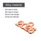 thumbnail image 3 of Encanto de Número de Año de Metal Uxcell, Encanto del Año 2026 en Oro Rosa para Hacer Joyería DIY, Pulseras de Collar, Llaveros. Paquete de 50, 3 of 7