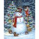thumbnail image 1 of Hilo de bordar Full Eco-cotton 11CT Impreso Muñeco de nieve Punto de cruz (SZX2345) FLhrweasw Nuevo, 1 of 9