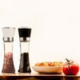 thumbnail image 4 of KDFWDM Salt and Pepper Grinder Set - Refillable Stainless Steel Combo Shakers with Adjustable Coarse Mills - Fresh Ground Pepper Sea Salts, 4 of 5