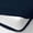 Navy Blue Solid, variant on Zipper Fitted Sheet - Hotel Quality Bottom Sheet - 12" inch Snug Deep Pocket Twin-XL Size Zipper Encasement Pure 300TC Cotton Bed Sheets Mattress Cover - Light Grey Solid.