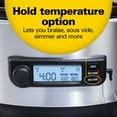 thumbnail image 4 of Hamilton Beach 6 Qt Programmable Slow Cooker with Temperature Probe, Stoneware Crock with Removable Pot, Stainless Steel, 4 of 8