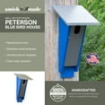 thumbnail image 4 of Outdoor Leisure Products Model GM20GBL Peterson Blue-Bird House Made with HDPE in Blue and Gray, 4 of 8