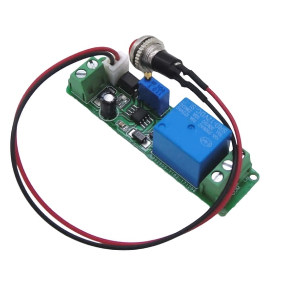 Adjustable Timer Relays Module 5V/12V Double Voltage Support For Intelligent Home Automotive Industrial Control With Delay Time 0.1s 1Hr