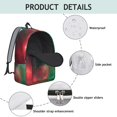 thumbnail image 4 of Colorful Starry Sky and Universe Backpack for School, Cute School Bag with Adjustable Shoulder Straps and Padded Back, 15.7"x11.8"x5.5", 4 of 5