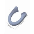 thumbnail image 3 of Diceymbol Toilet Seat Cover Bathroom Soft Thicker Warmer With Snaps Fixed Stretchable Washable Fiber Cloth Toilet Seat Covers Pads Reusable Easy Installation Cleaning Home Bathroom Products, 3 of 9
