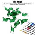 thumbnail image 3 of Spin Vanes, 1.75 Inch Right Hand Metal Spin Wing Vanes  Shaft Feather Fletching With Tapes For DIY Recurve And Compound Bows, 3 of 8