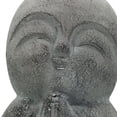 thumbnail image 4 of 23" Praying Monk Indoor Outdoor Statue, 4 of 4