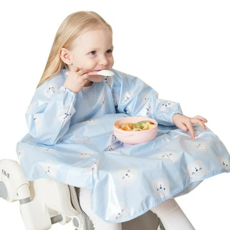 

HNGPNGH Waterproof Babies Feeding Coverall Bibs Apron Easy-Clean Weaning Bibs