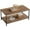 Walnut, variant on Modern Black Coffee Table with Storage - 2-Tier Design for Living Room