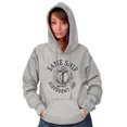 thumbnail image 4 of Funny Nautical Sea Captain Anchor Pun Hoodie Sweatshirt Women Men Brisco Brands L, 4 of 6