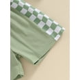 thumbnail image 6 of Bagilaanoe 2pcs Toddler Baby Boy Shorts Set Sleeveless Tank Tops + Checkerboard Shorts 6M 12M 18M 24M 3T 4T Kids Casual Summer Clothes, 6 of 7