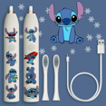 thumbnail image 2 of Cepillo de dientes eléctrico Disney Stitch, dibujos animados de Stitch, recargable, automático, con ondas sónicas, limpieza profunda, cepillo de dientes eléctrico, regalos, 2 of 4