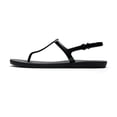 thumbnail image 2 of Okabashi Journey Slim Women's T-Strap Sandals-Black/Black-11, 2 of 8