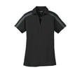 thumbnail image 4 of Port Authority Ladies Silk Touch Performance Colorblock Stripe Polo, 4 of 5