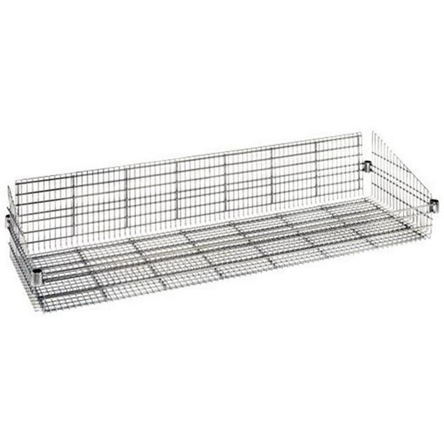 Wire Shelving Chrome Post Basket - 18 x 60 in.