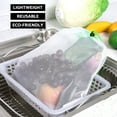 thumbnail image 2 of Fdit 15 Pcs Reusable Mesh Produce Bags Grocery Fruit Vegetable Storage Shopping Pouch, 2 of 9