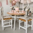 thumbnail image 3 of Vintage Birds Chair Back Covers, Removable Chair Covers for Dining Chairs Set of 8, Washable Chairs Slipcovers Back Seat Protector for Wedding Party 19"x20", 3 of 9