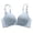 008_Grey, variant on Bras for Girls Traceless Macaron Underwear Smooth No Underwire Gathered Upper Bracket Adjustable Bra Red 32
