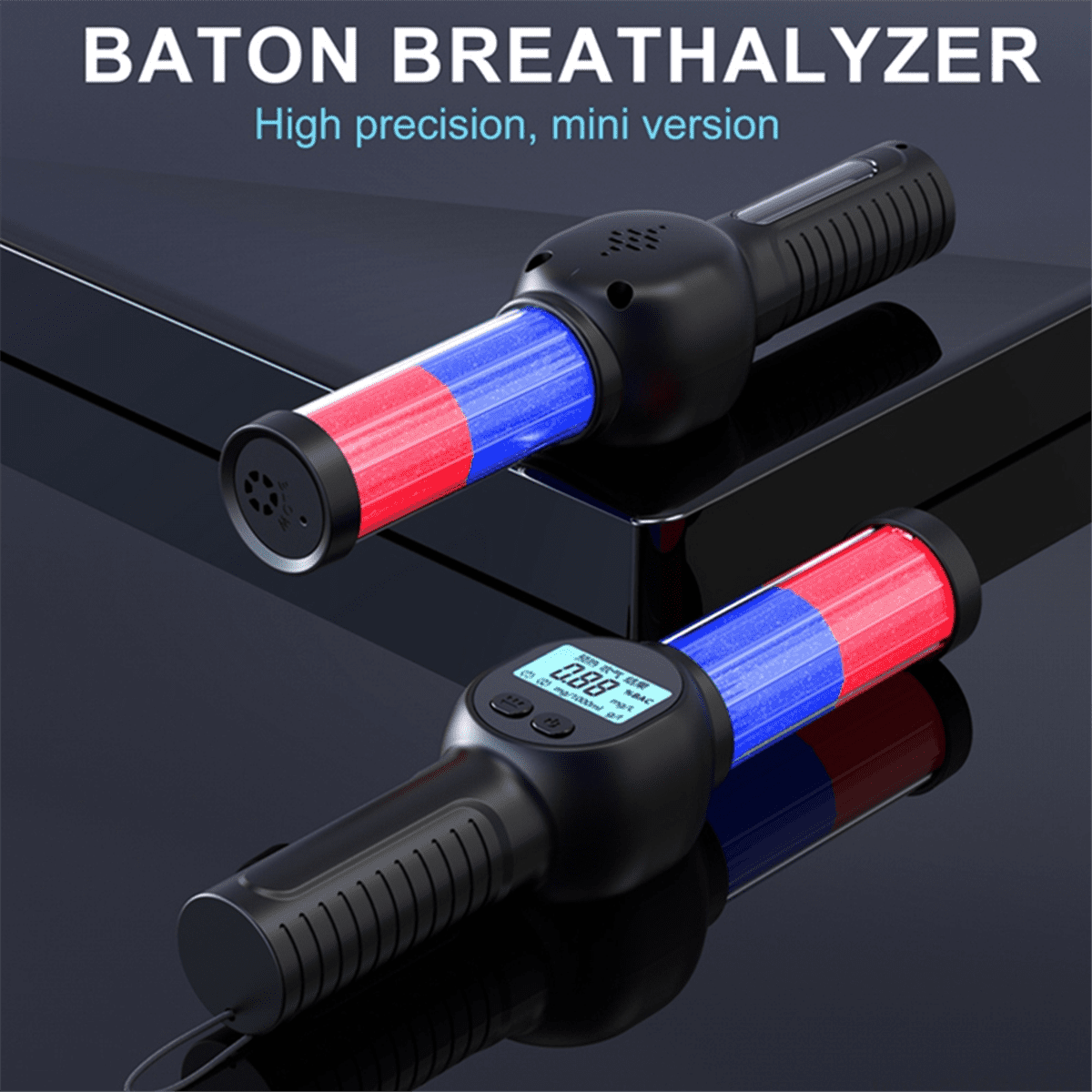 Airlow 2.0 Alkoholtester - Präziser Atemalkoholmessgerät Mit LCD Display