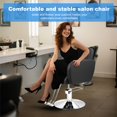thumbnail image 2 of Hydraulic Hair Salon Chair Swivel Stool, 360-Degree Rotation Height Adjustable Barber Chair, Strong Load Bearing Rolling Swivel Hair Salon Chair with Hydraulic Pump TidBay, 2 of 8
