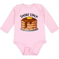 thumbnail image 3 of Inktastic Short Stack Cute Pancake Breakfast Boys or Girls Long Sleeve Baby Bodysuit, 3 of 5