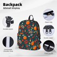 thumbnail image 4 of Goofa Autumn with Pumpkins Printed Backpack,Laptop Backpack,Durable Anti-Theft Travel Work Backpack,Water-resistant Backpack, 4 of 9