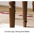 thumbnail image 6 of Vanity Stool Chair Dressing Chair Makeup Dressing Dressing Table Stool,Vanity Dressing Table Chair,Ergonomics Bedroom Makeup Table Stool for Bedroom Furniture Wooden Legs Low Back (Color : Cloth(b) ), 6 of 7