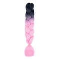 thumbnail image 4 of Pelo trenzado Jumbo, torcida, extensión portátil DIY de 23,62 pulgadas, sintética ombre para fiesta, boda, rendimiento B4, 4 of 9