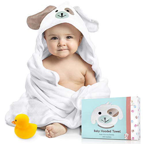 SOFT WHISPER™ Bamboo Baby Hooded Towel ~ PERSONALIZED! NEW 