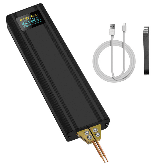 Portable hand-held battery spot welder 5000mah adjustable color screen digital display 18650 lithium battery welding