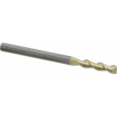 

Accupro 3/16 3/4 LOC 3/16 Shank Diam 2-1/2 OAL 2 Flute Solid Carbide Square End Mill Single End ZrN Finish Spiral Flute 45° Helix Centercutting Right Hand Cut Right Hand Flute