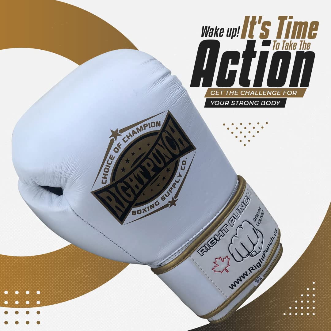 Gants De Boxe RDX F4 En Cuir Kalix Skin – 8/10/12/14/16 Oz – Pour Muay Thai, Kickboxing, Sparring Et Sacs