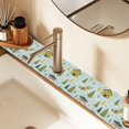 thumbnail image 2 of Yayeee Faucet Mat for Kitchen Sink 14.7" Diatomite Long Splash Guard Pad, Whimsical Christmas Pattern, 2 Pack, 2 of 7