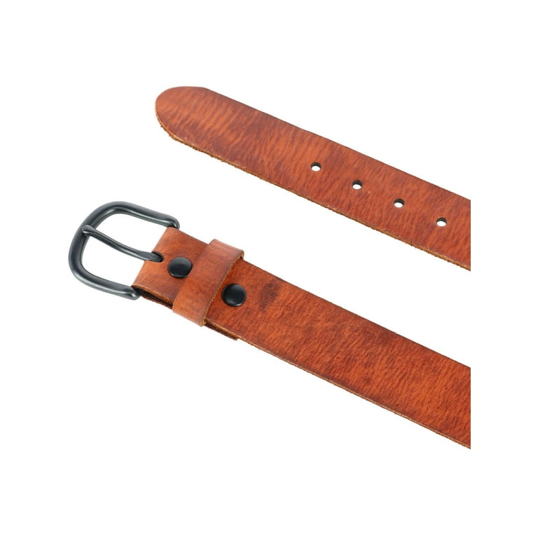 Wrangler Vegetable Tanned Distressed Leather Belt (Men)