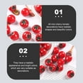 thumbnail image 5 of 10pcs Resin Simulation Tomato Mini Cherry Tomatoes Models Doll House Adornment, 5 of 5