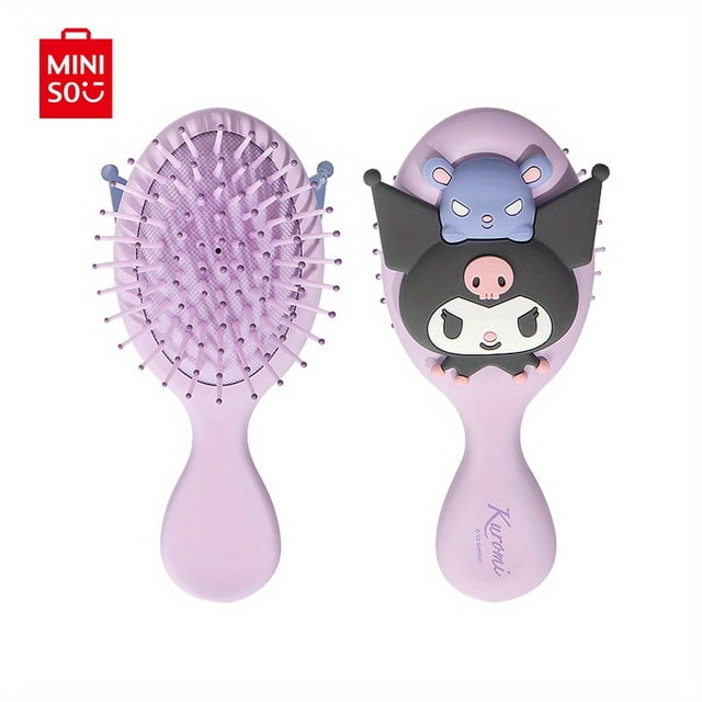 Miniso Peine De Niña Lindo Sanrio Cinnamoroll Kuromi Cojín De Aire Peine De Masaje De Bolsa De Gas Estereoscópico