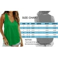 thumbnail image 6 of MOSHU Tank Tops for Women Flowy Deep V Neck Women Shirts Loose Fit Summer Sleeveless Tops, 6 of 9