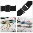 thumbnail image 4 of Unique Bargains 1 Pc Stylish Sports Waist Bag Triangle Fanny Pack for Sports White, 4 of 6