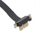 thumbnail image 3 of PCI E 3.0 1X to 1X Extension Cable 8Gbps 20cm 90 Degree Right Angle PCI E 3.0 1X Riser Extender for Graphics Card Sound Card, 3 of 4