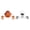 Orange, variant on Fence Peeker Halloween Decoration Outdoor Festive Yard Sign Spooky Handcrafted Painted Weather Resistant Prop