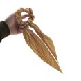 thumbnail image 5 of Unique Bargains 1 Pc Fashion Satin Hair Scarf Scrunchies Hair Ties Khaki, 5 of 5