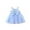 Sky Blue, variant on Xijirk Baby Girl 3M-2Y Summer Princess Beach Ruffles Mesh Dress & Bow Set
