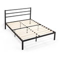 thumbnail image 1 of Topcobe Heavy Duty Metal Frame Platform Bed Frame, Black, Queen, 1 of 9