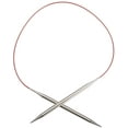 thumbnail image 1 of Red Lace Stainless Steel Circular Knitting Needles 24"-Size 1/2.25Mm, 1 of 1