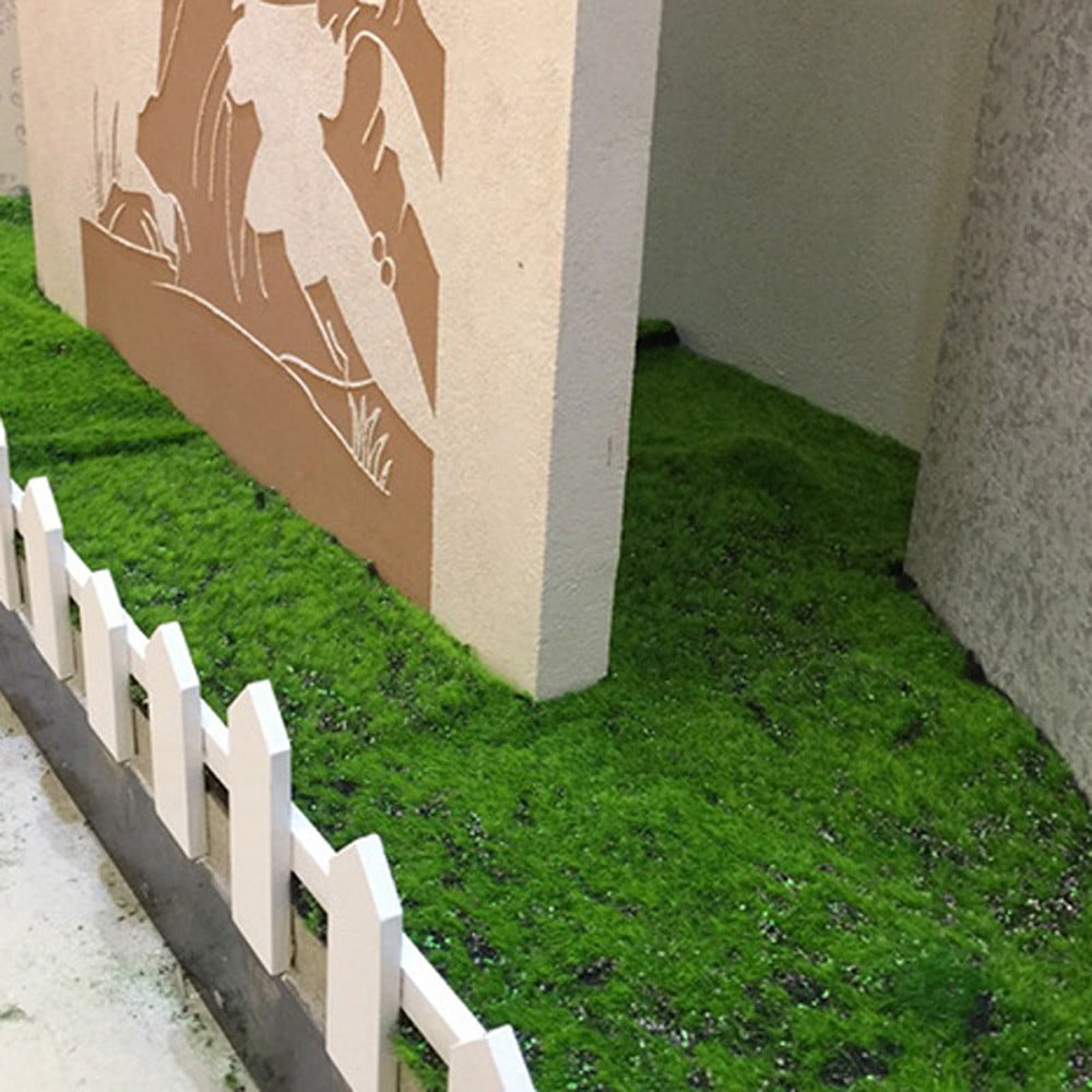 Girlsshop Artificial Moss Fake Green Plants Mosses Grass For Shop Patio Wall Decor Diy,2#