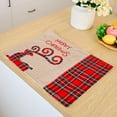 thumbnail image 1 of Festive Christmas Tablecloth Linen Material Decoration Perfect for Home Office Use, 1 of 3