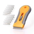 thumbnail image 1 of Removedor de pegatinas para coche Scraper EHDIS para estufa de vidrio con 10 cuchillas, 1 of 9