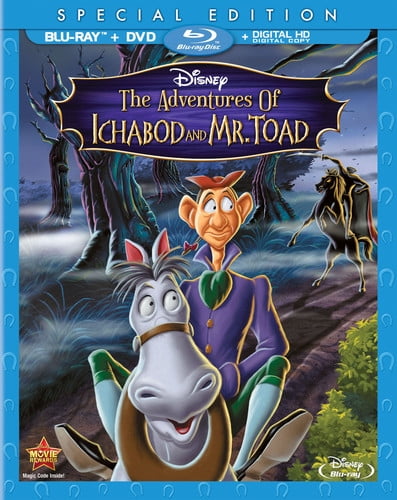 The Adventures of Ichabod and Mr. Toad (Blu-ray + DVD + Digital Code) -  