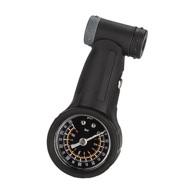 Medidor De Presión De Neumáticos, Herramienta Portátil Liviana Para Bicicleta Para Ciclismo De Carretera Y Montaña Con Válvula, Medición De Plástico Negro De 0-160psi