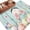 White Green, variant on Large Area Rugs for Living Room Bedroom, Easter 6'x9' Rug Washable Carpet Runner Indoor Outdoor, Spring Rabbit Feet Wildflowers Eggs Green Lattice Non Slip Floor Mats Rug for Kitchen, Playroom